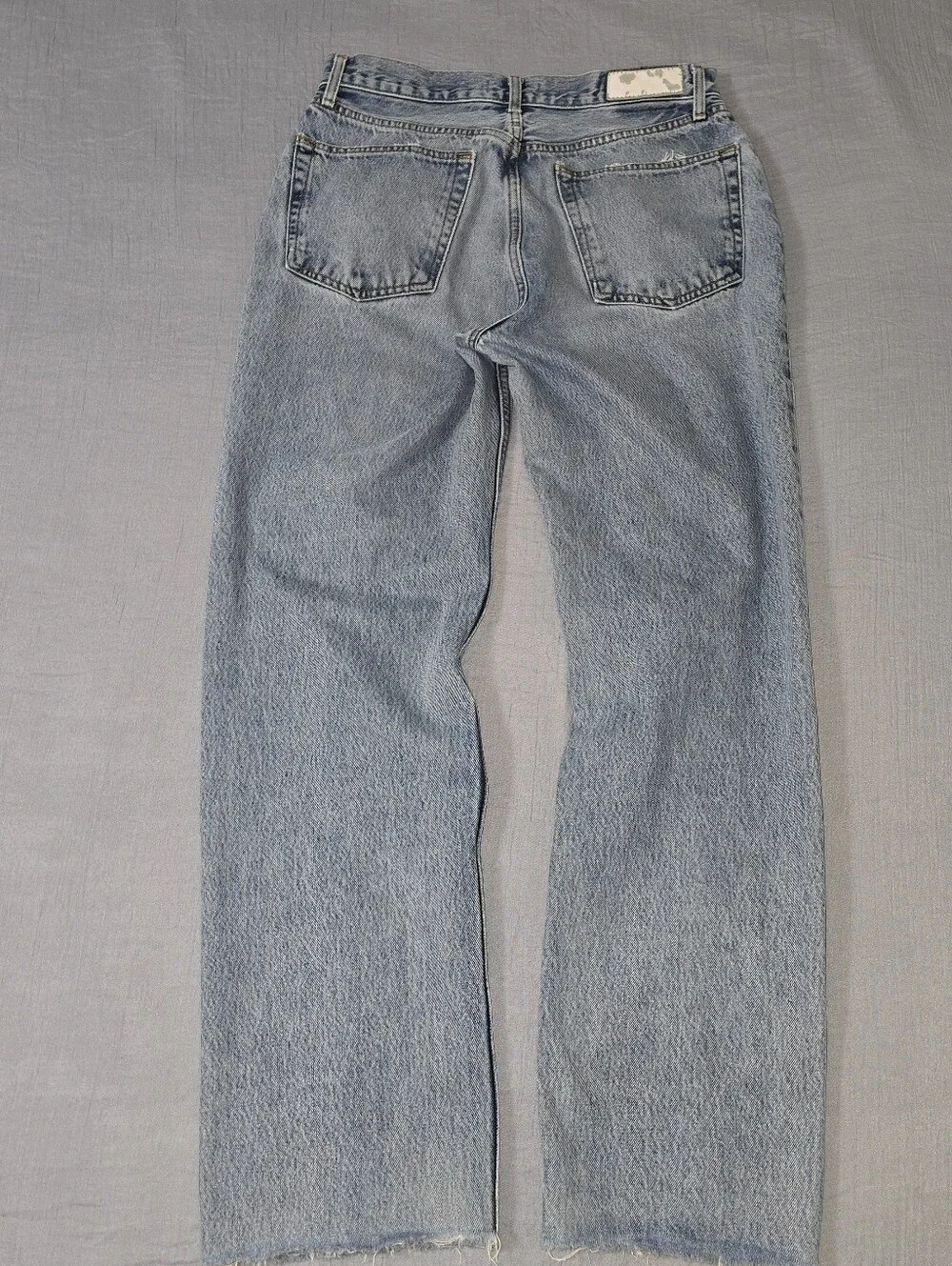 RE/DONE 90s Comfy High Rise Straight Leg Jeans Chilled Indigo Size 28